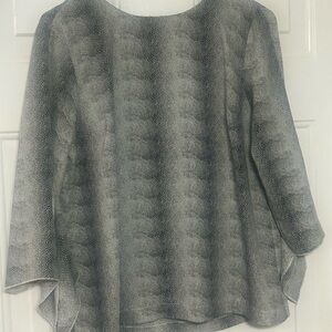 Elegant Gray Women's Top